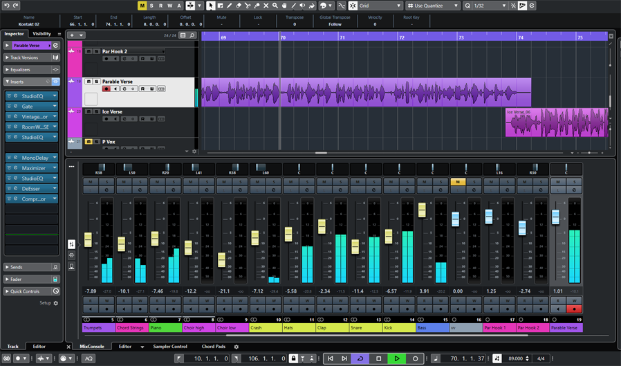 Visual Audio Workstation